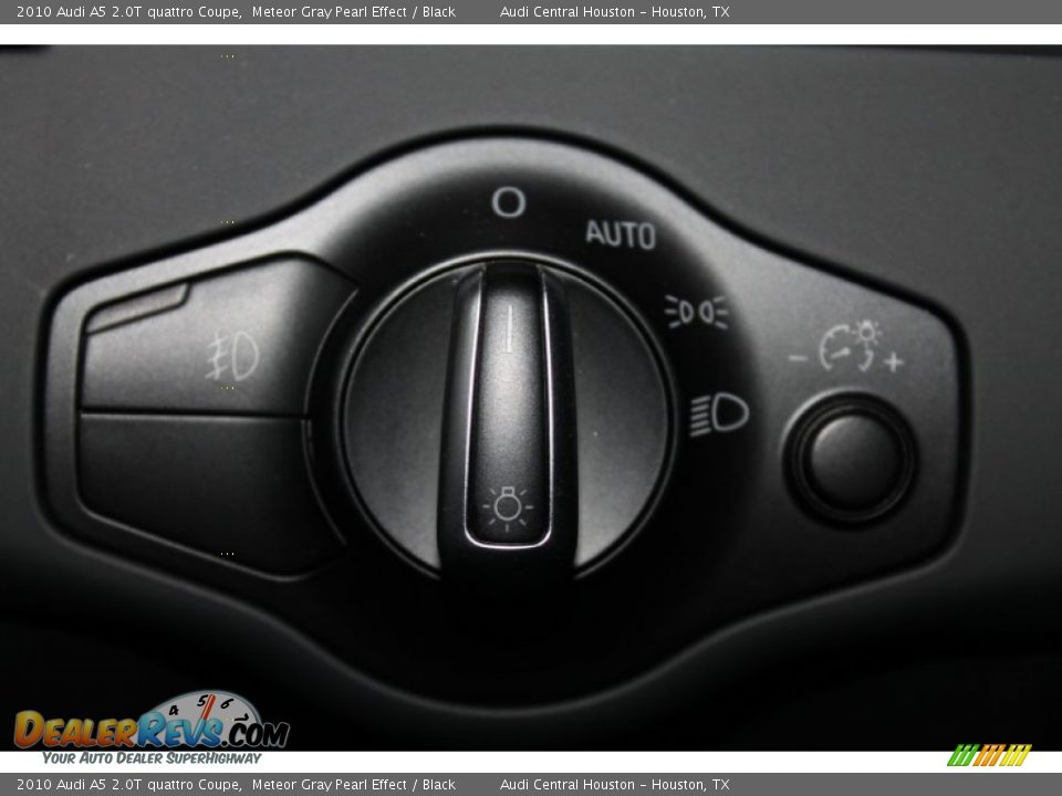 2010 Audi A5 2.0T quattro Coupe Meteor Gray Pearl Effect / Black Photo #14