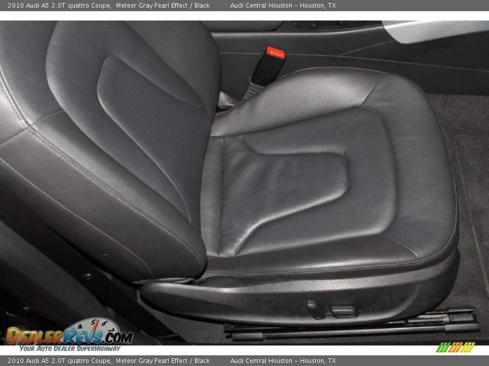 2010 Audi A5 2.0T quattro Coupe Meteor Gray Pearl Effect / Black Photo #28