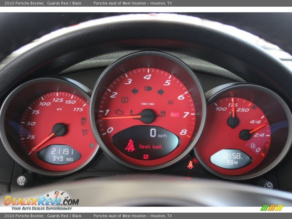 2010 Porsche Boxster Guards Red / Black Photo #35