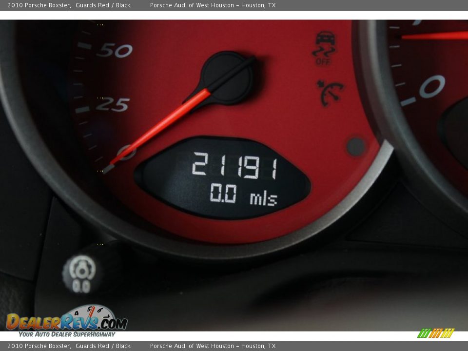 2010 Porsche Boxster Guards Red / Black Photo #36