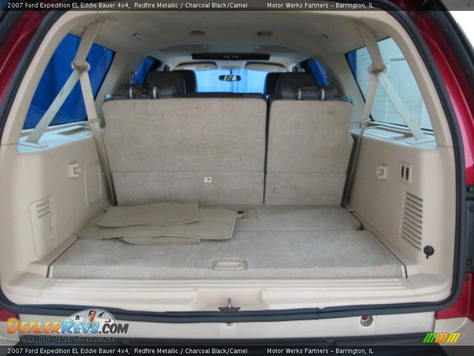 2007 Ford Expedition EL Eddie Bauer 4x4 Redfire Metallic / Charcoal Black/Camel Photo #11