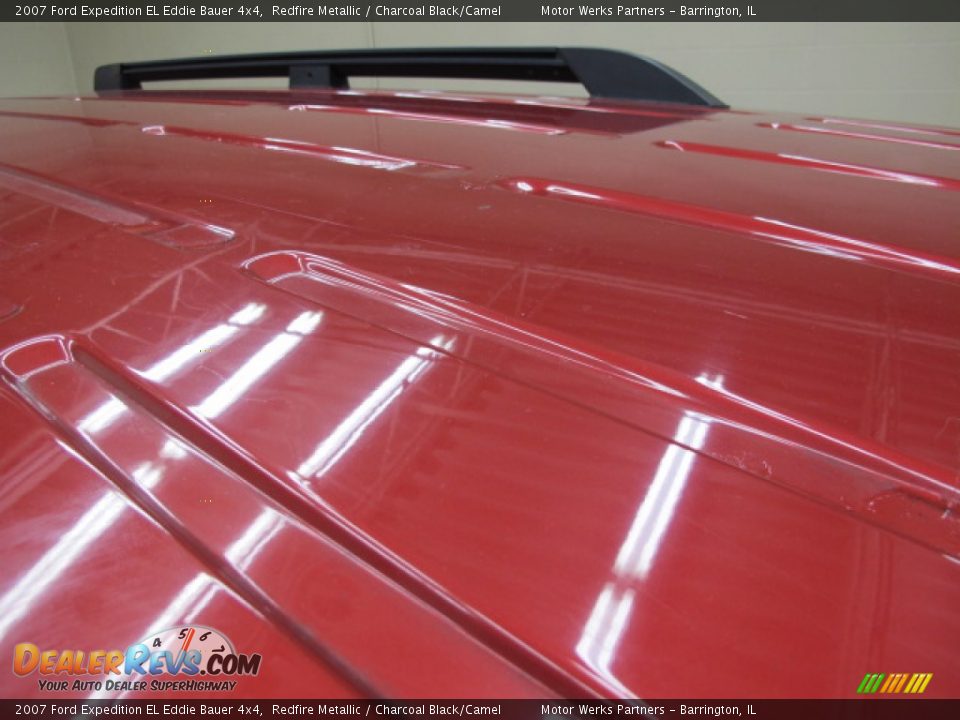 2007 Ford Expedition EL Eddie Bauer 4x4 Redfire Metallic / Charcoal Black/Camel Photo #12
