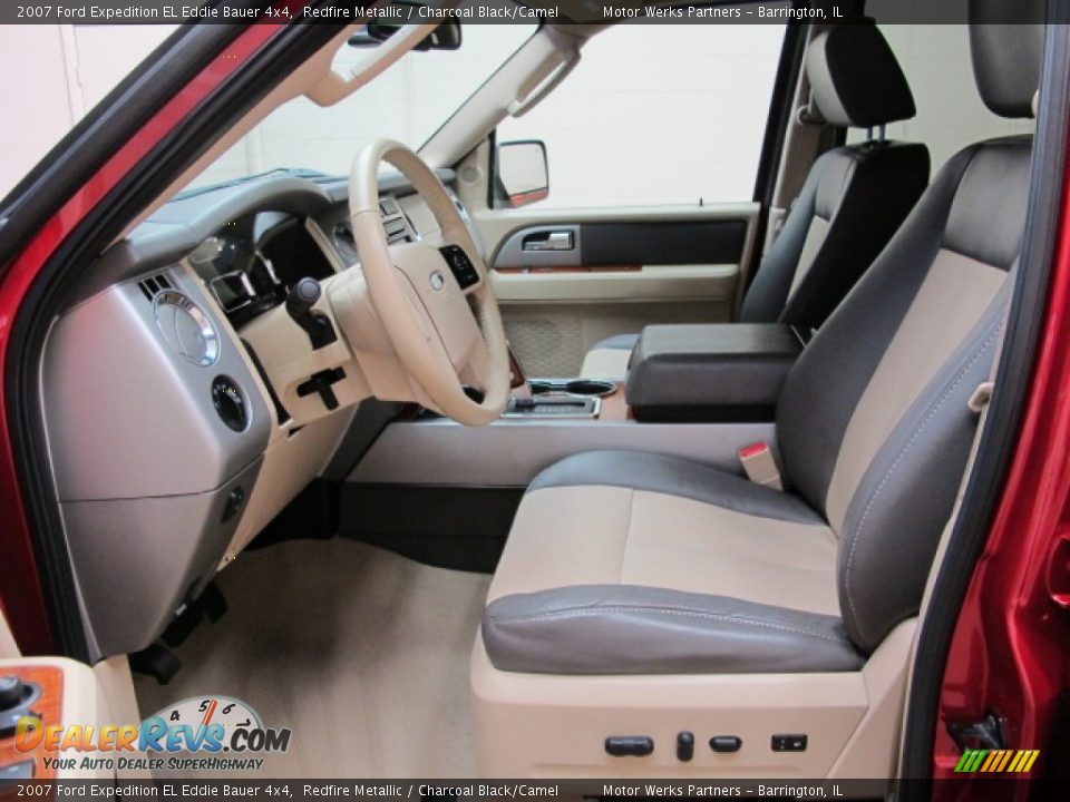 2007 Ford Expedition EL Eddie Bauer 4x4 Redfire Metallic / Charcoal Black/Camel Photo #17