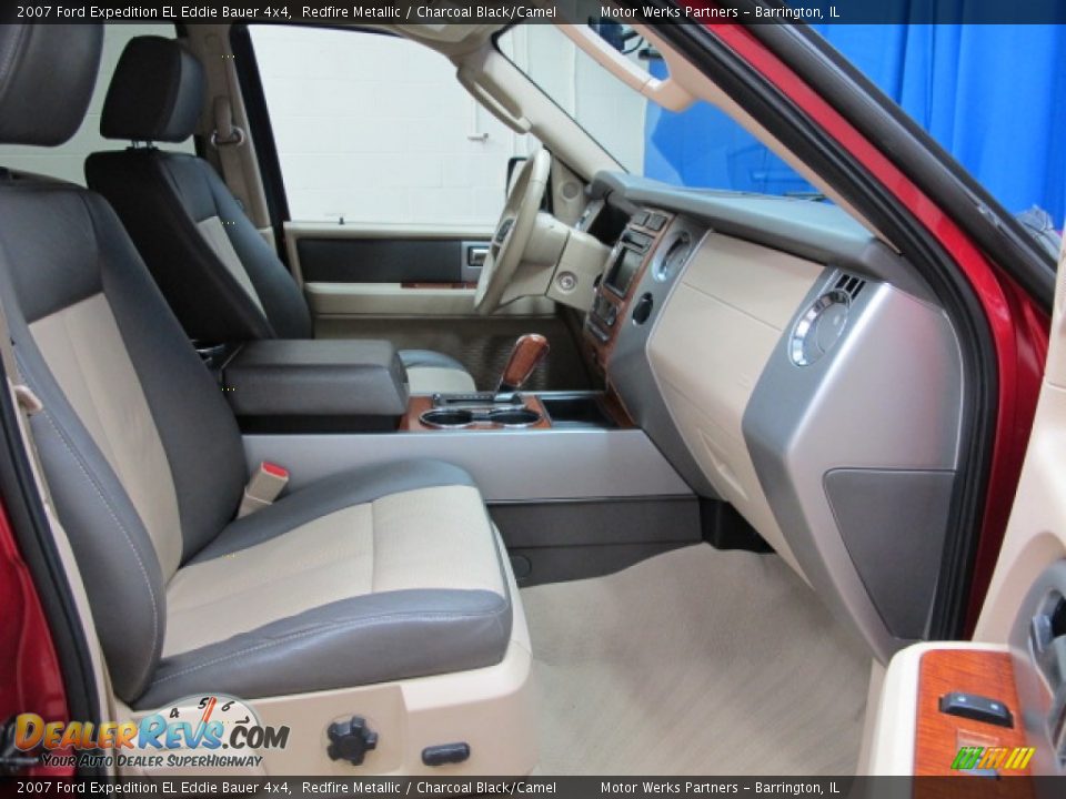 2007 Ford Expedition EL Eddie Bauer 4x4 Redfire Metallic / Charcoal Black/Camel Photo #25