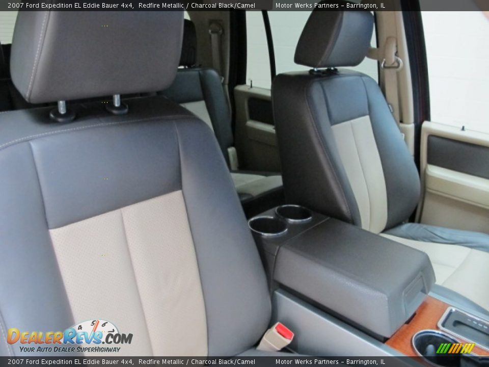 2007 Ford Expedition EL Eddie Bauer 4x4 Redfire Metallic / Charcoal Black/Camel Photo #26