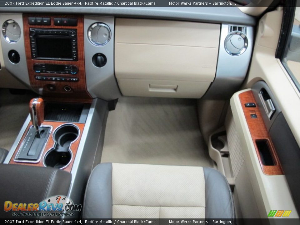 2007 Ford Expedition EL Eddie Bauer 4x4 Redfire Metallic / Charcoal Black/Camel Photo #29