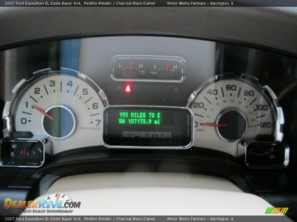 2007 Ford Expedition EL Eddie Bauer 4x4 Redfire Metallic / Charcoal Black/Camel Photo #30