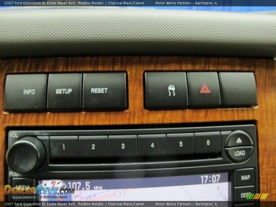 2007 Ford Expedition EL Eddie Bauer 4x4 Redfire Metallic / Charcoal Black/Camel Photo #32