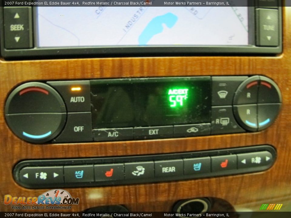2007 Ford Expedition EL Eddie Bauer 4x4 Redfire Metallic / Charcoal Black/Camel Photo #33