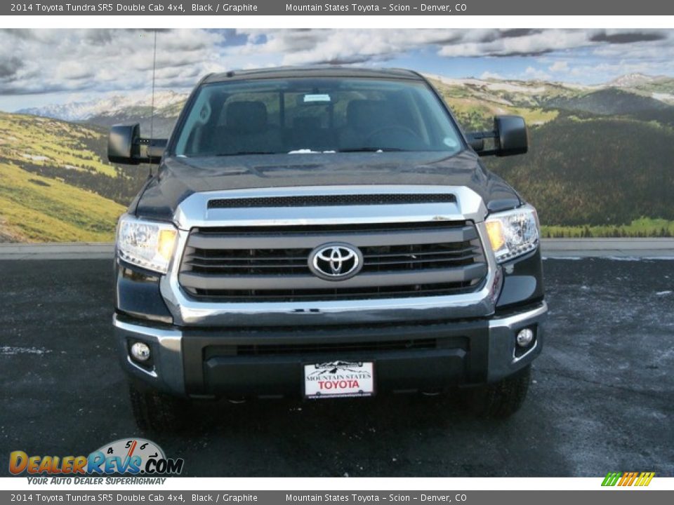 2014 Toyota Tundra SR5 Double Cab 4x4 Black / Graphite Photo #2