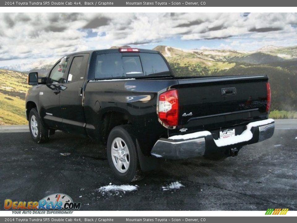 2014 Toyota Tundra SR5 Double Cab 4x4 Black / Graphite Photo #3