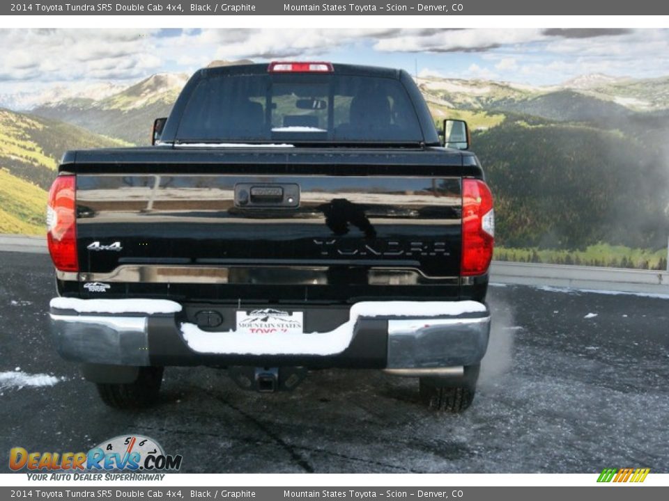 2014 Toyota Tundra SR5 Double Cab 4x4 Black / Graphite Photo #4