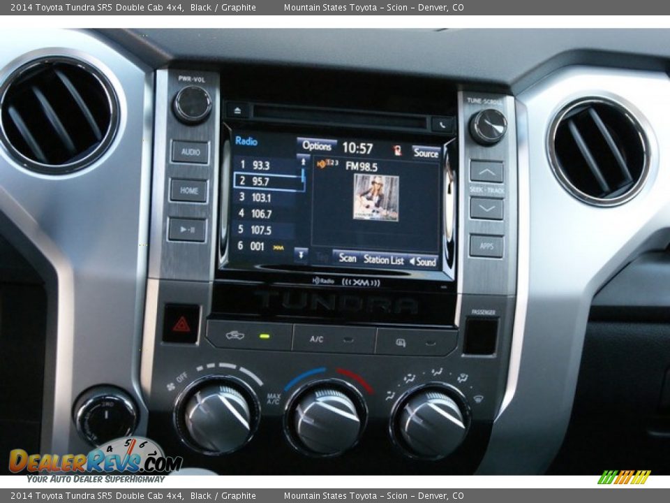 2014 Toyota Tundra SR5 Double Cab 4x4 Black / Graphite Photo #6