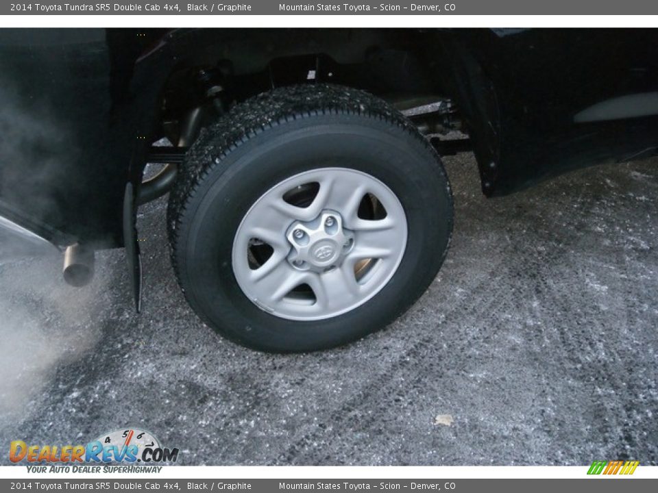 2014 Toyota Tundra SR5 Double Cab 4x4 Black / Graphite Photo #9