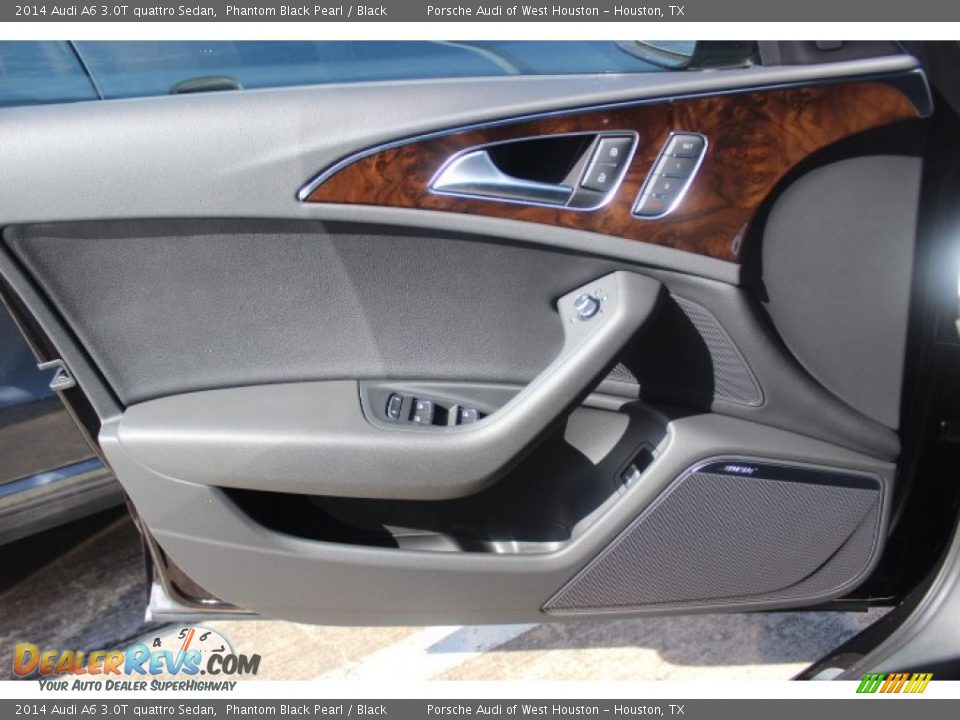 2014 Audi A6 3.0T quattro Sedan Phantom Black Pearl / Black Photo #10