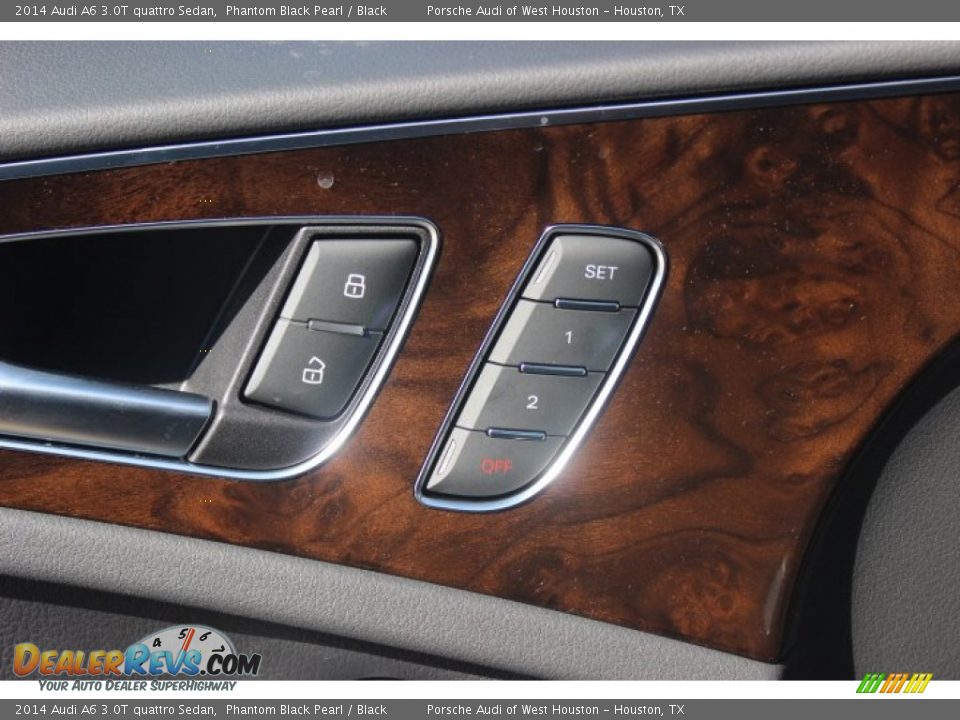 2014 Audi A6 3.0T quattro Sedan Phantom Black Pearl / Black Photo #11