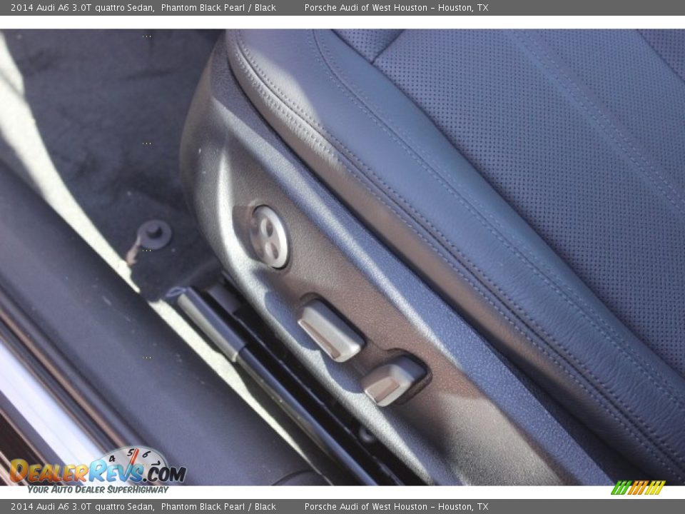 2014 Audi A6 3.0T quattro Sedan Phantom Black Pearl / Black Photo #15