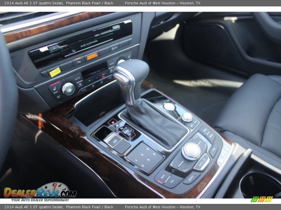 2014 Audi A6 3.0T quattro Sedan Phantom Black Pearl / Black Photo #17