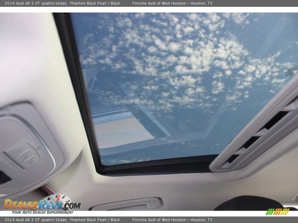 2014 Audi A6 3.0T quattro Sedan Phantom Black Pearl / Black Photo #18