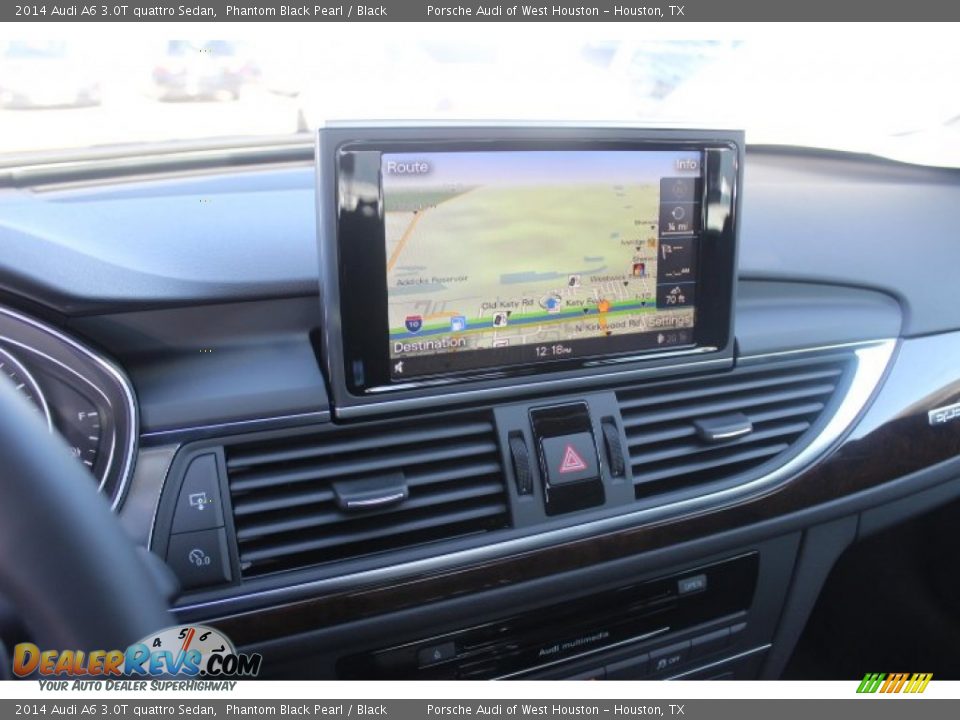 2014 Audi A6 3.0T quattro Sedan Phantom Black Pearl / Black Photo #20