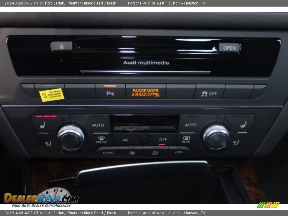 2014 Audi A6 3.0T quattro Sedan Phantom Black Pearl / Black Photo #21