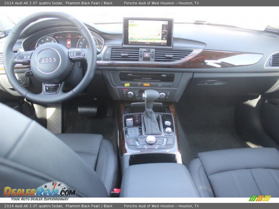 2014 Audi A6 3.0T quattro Sedan Phantom Black Pearl / Black Photo #30