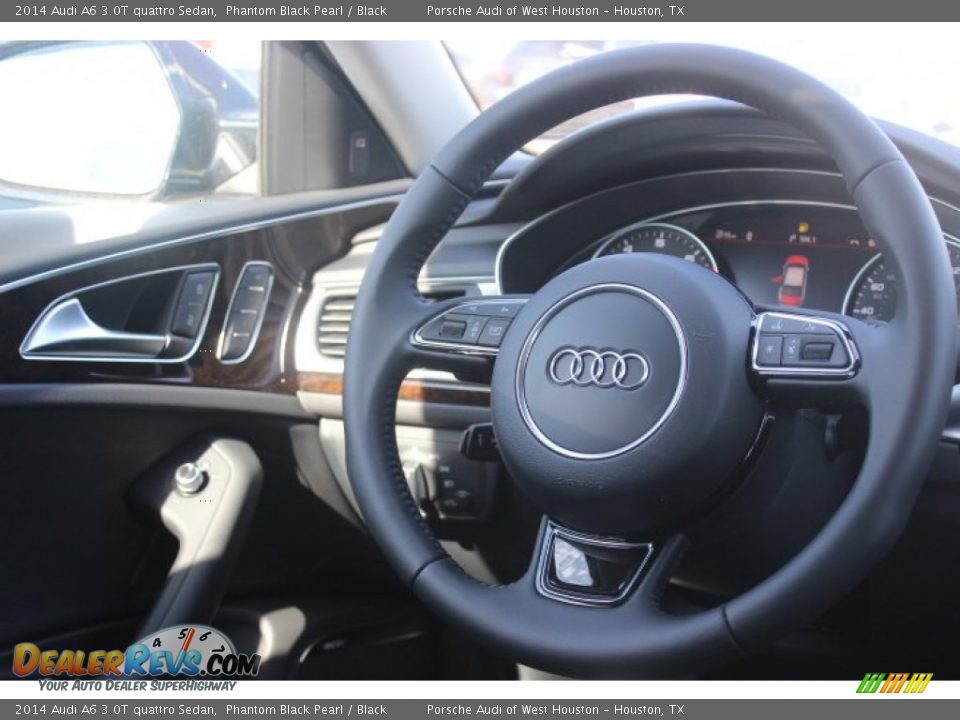 2014 Audi A6 3.0T quattro Sedan Phantom Black Pearl / Black Photo #31