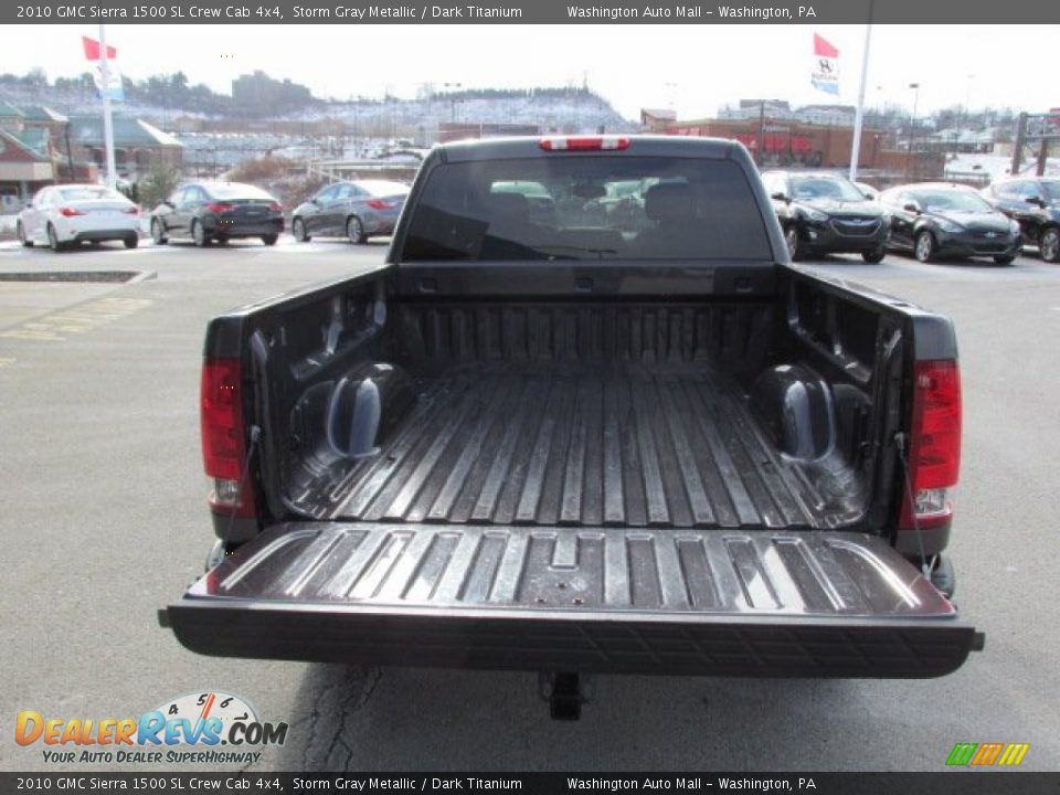 2010 GMC Sierra 1500 SL Crew Cab 4x4 Storm Gray Metallic / Dark Titanium Photo #10