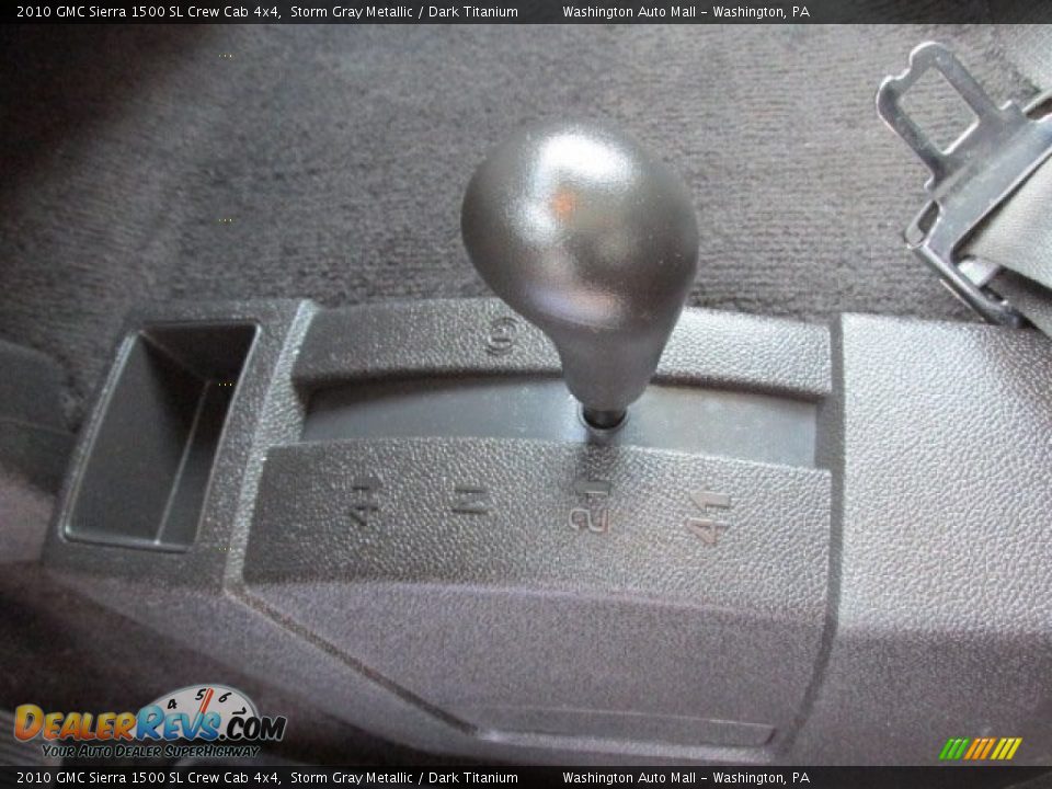 2010 GMC Sierra 1500 SL Crew Cab 4x4 Storm Gray Metallic / Dark Titanium Photo #14