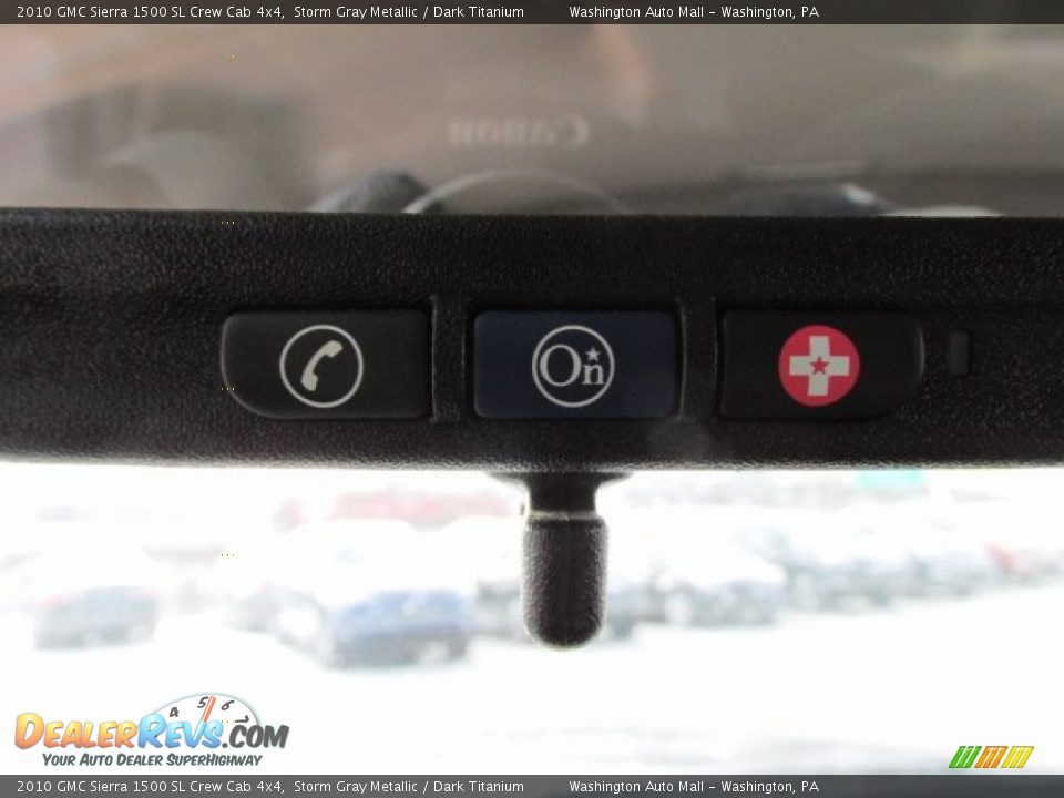 2010 GMC Sierra 1500 SL Crew Cab 4x4 Storm Gray Metallic / Dark Titanium Photo #17