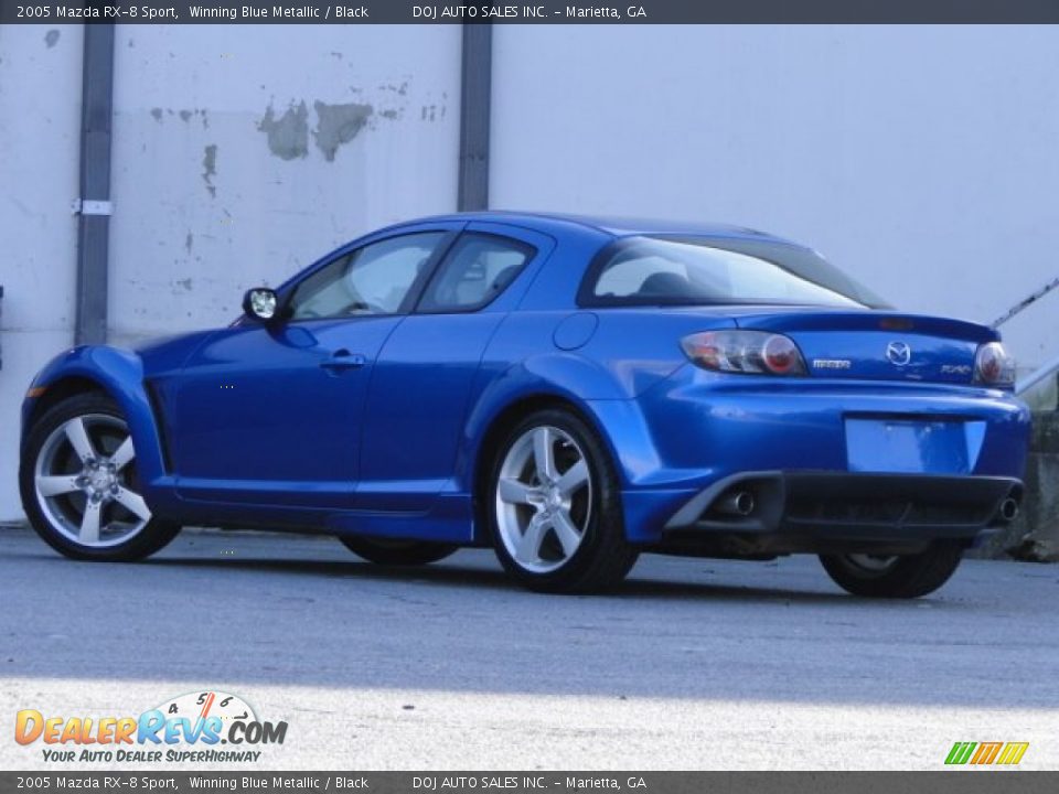 2005 Mazda RX-8 Sport Winning Blue Metallic / Black Photo #3