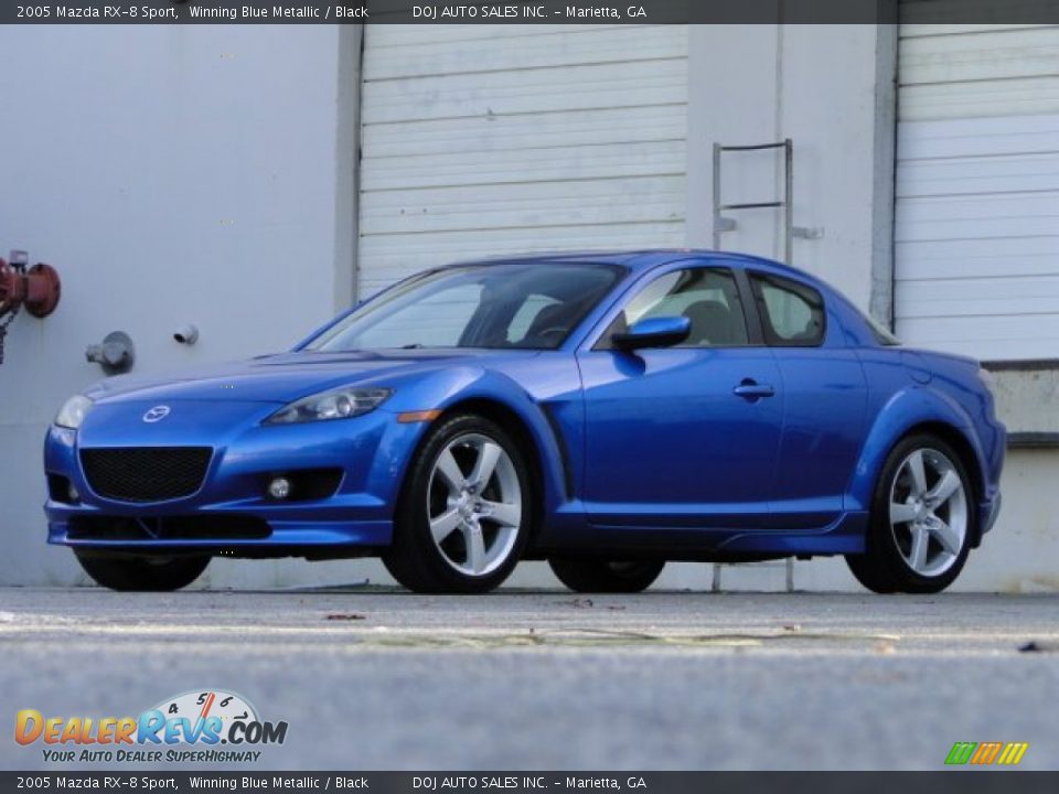 Front 3/4 View of 2005 Mazda RX-8 Sport Photo #7