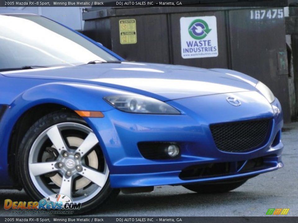 2005 Mazda RX-8 Sport Winning Blue Metallic / Black Photo #9