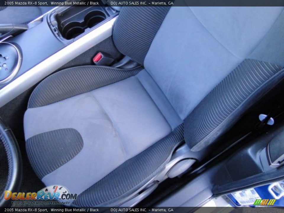 2005 Mazda RX-8 Sport Winning Blue Metallic / Black Photo #13