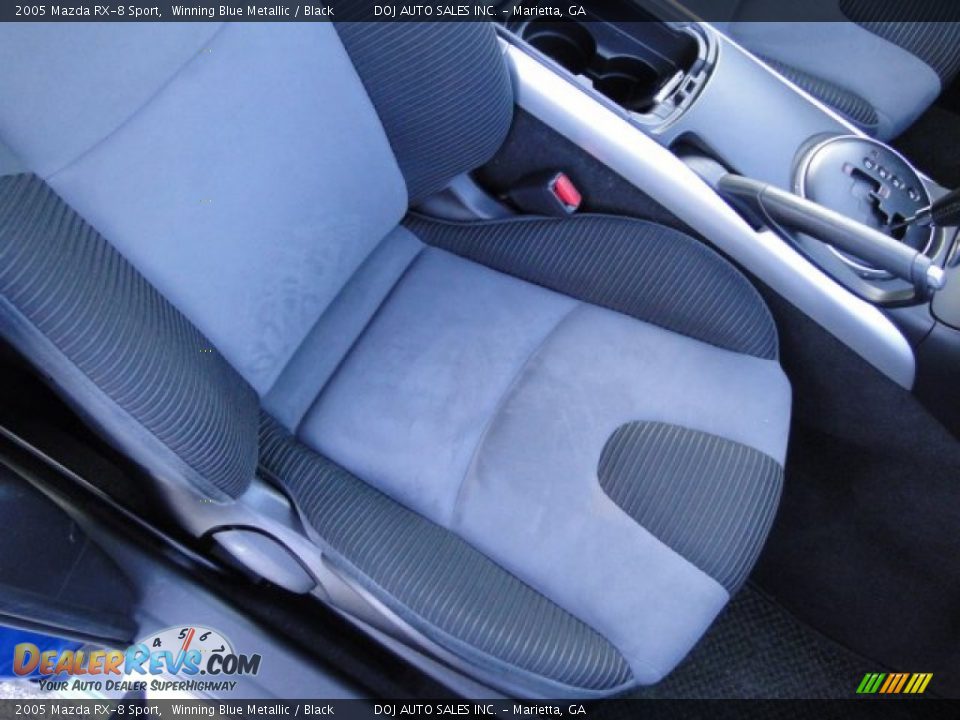2005 Mazda RX-8 Sport Winning Blue Metallic / Black Photo #14