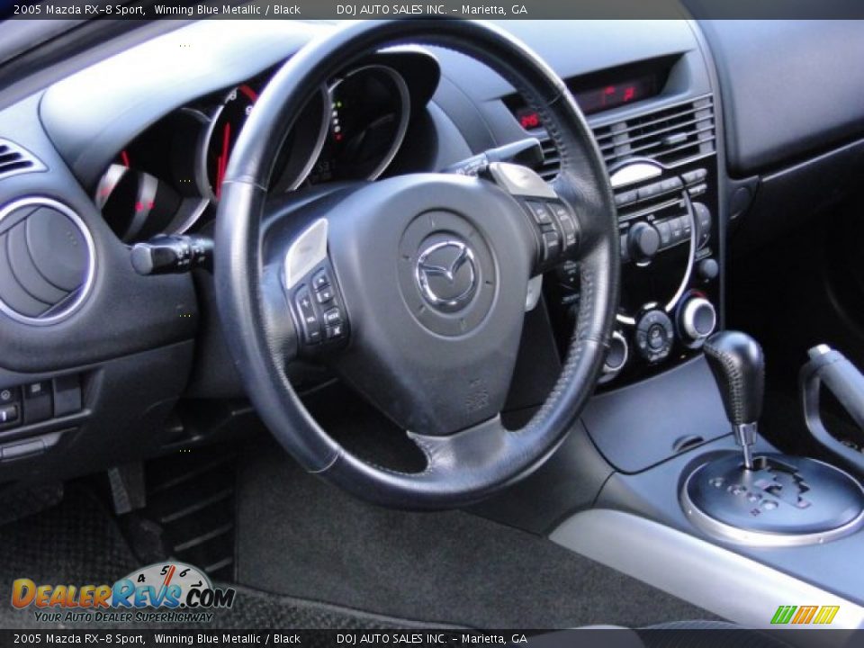 2005 Mazda RX-8 Sport Winning Blue Metallic / Black Photo #15