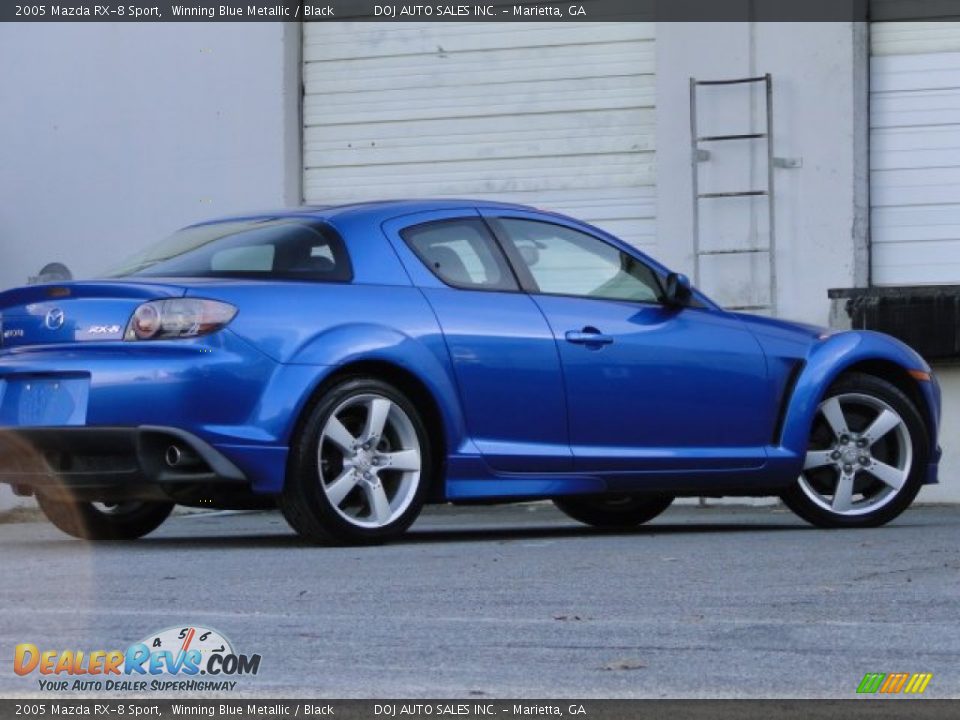 2005 Mazda RX-8 Sport Winning Blue Metallic / Black Photo #23