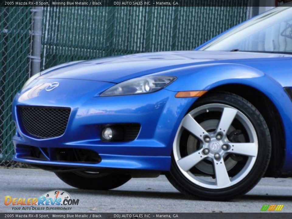 2005 Mazda RX-8 Sport Winning Blue Metallic / Black Photo #28