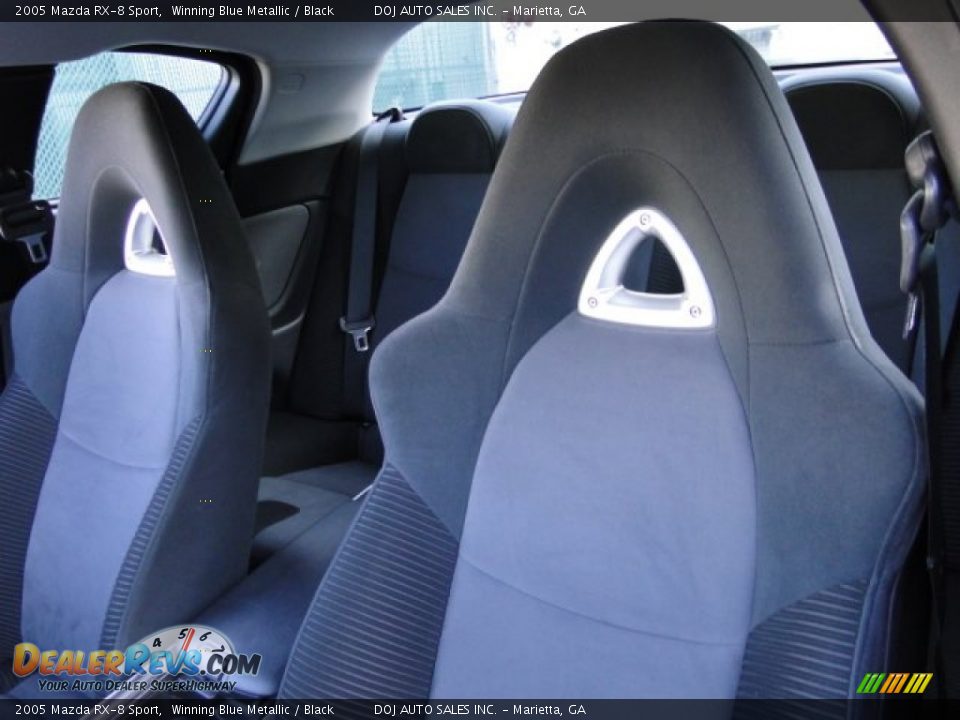 2005 Mazda RX-8 Sport Winning Blue Metallic / Black Photo #32