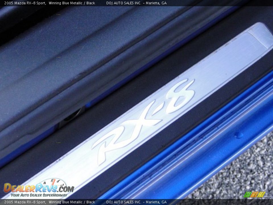 2005 Mazda RX-8 Sport Winning Blue Metallic / Black Photo #34