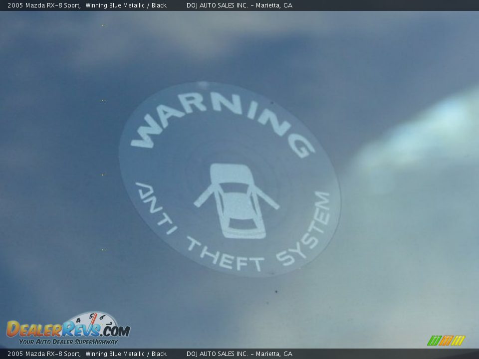 2005 Mazda RX-8 Sport Winning Blue Metallic / Black Photo #36