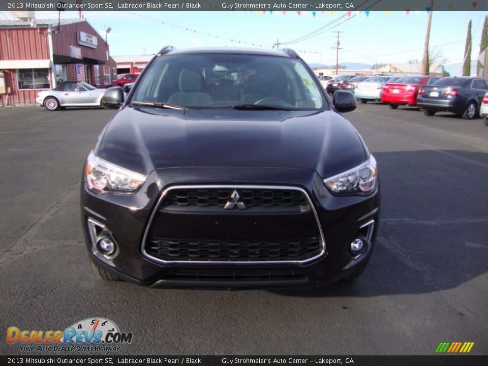 2013 Mitsubishi Outlander Sport SE Labrador Black Pearl / Black Photo #2