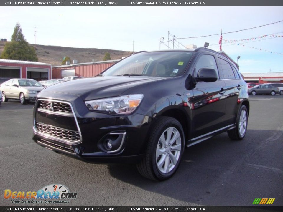 2013 Mitsubishi Outlander Sport SE Labrador Black Pearl / Black Photo #3