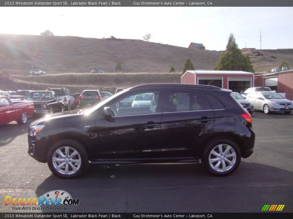 2013 Mitsubishi Outlander Sport SE Labrador Black Pearl / Black Photo #4