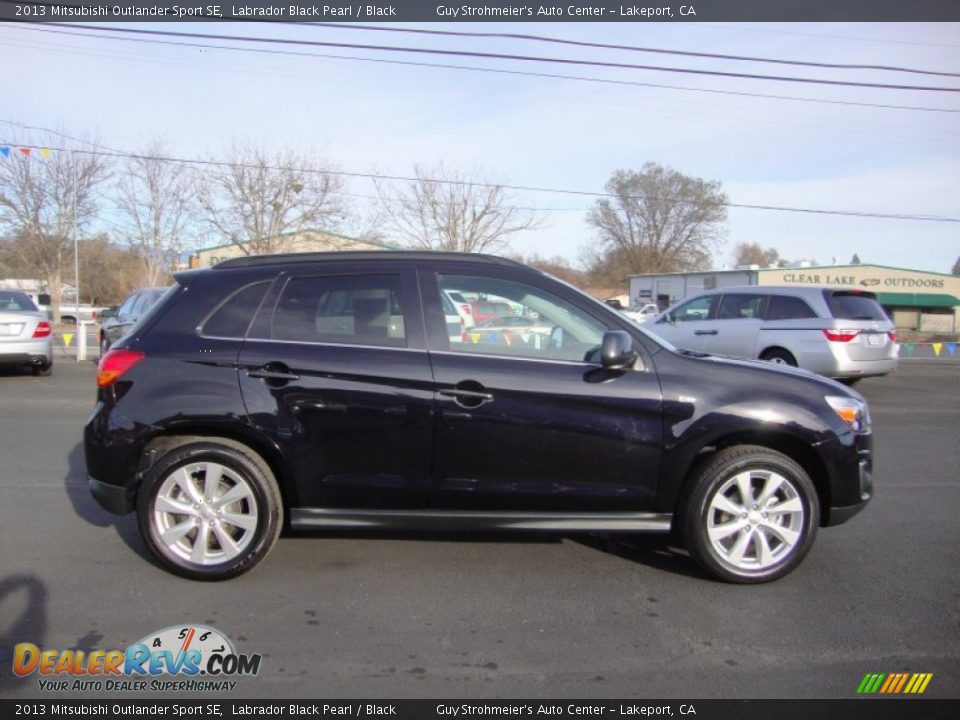 2013 Mitsubishi Outlander Sport SE Labrador Black Pearl / Black Photo #8
