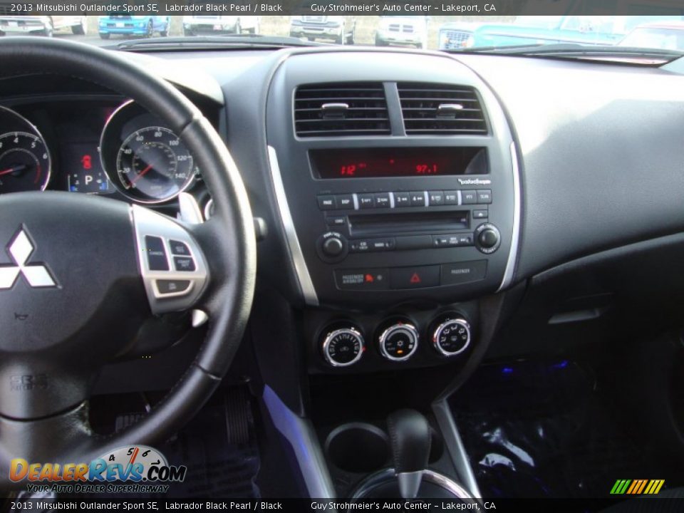 2013 Mitsubishi Outlander Sport SE Labrador Black Pearl / Black Photo #14