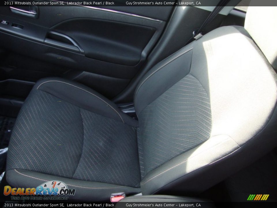 2013 Mitsubishi Outlander Sport SE Labrador Black Pearl / Black Photo #16