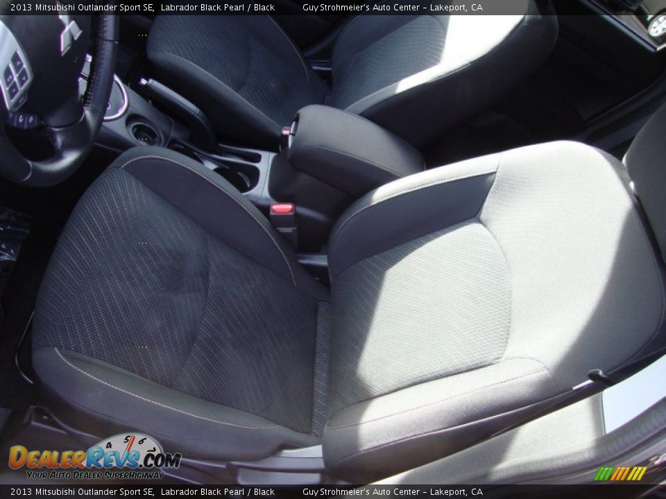 2013 Mitsubishi Outlander Sport SE Labrador Black Pearl / Black Photo #18