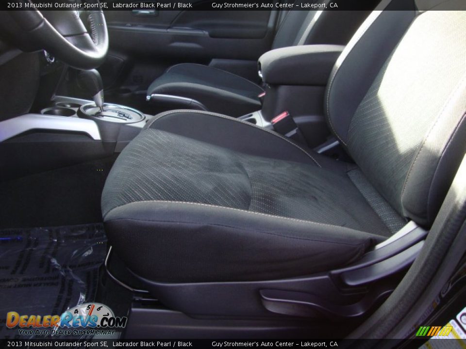 2013 Mitsubishi Outlander Sport SE Labrador Black Pearl / Black Photo #19