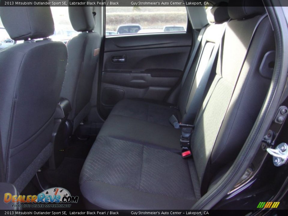 2013 Mitsubishi Outlander Sport SE Labrador Black Pearl / Black Photo #21